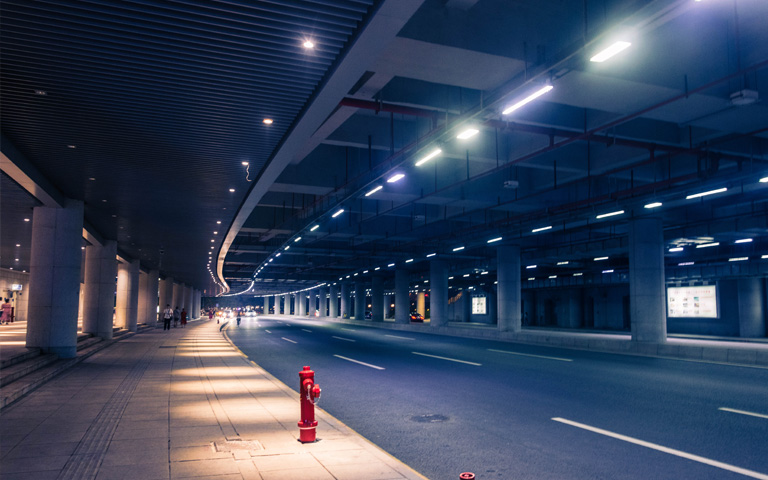 Urban tunnel lighting